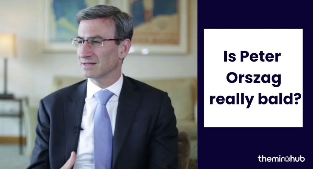 Is Peter Orszag really bald?